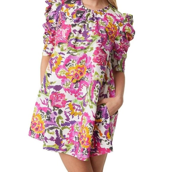 MISA Los‎ Angeles Emilia Dress In Flora Splash Size Medium - Picture 1 of 11